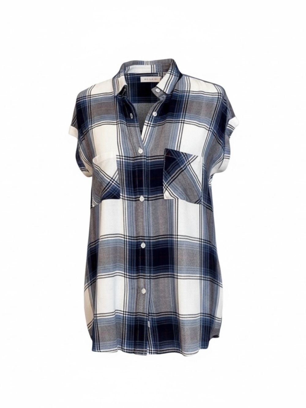 Rails Plaid Rolled Sleeve Button Down Shirt